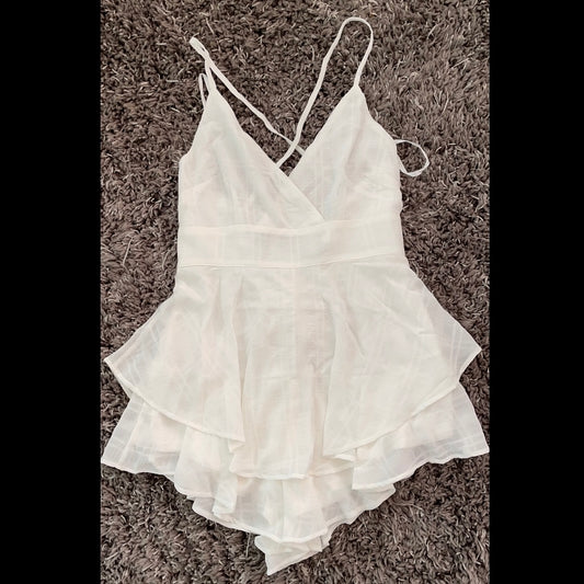 TANK DOUBLE LAYER SKIRT ROMPER